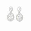 Zirconia Earrings, Oval Shaped, Facetted and Beveled 37.190€ #500629105266